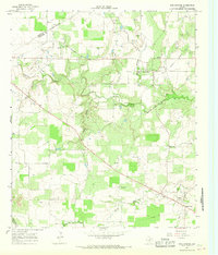 Sipe Springs 1966 topographic map thumbnail