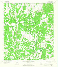 Sisterdale 1964 topographic map thumbnail