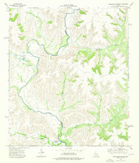 Sixshooter Canyon 1973 topographic map thumbnail