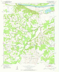 Slate Shoals 1951 topographic map thumbnail