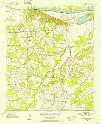 Slate Shoals 1951 topographic map thumbnail