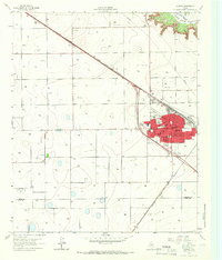 Slaton 1965 topographic map preview