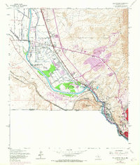 Smeltertown 1955 topographic map thumbnail