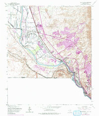 Smeltertown 1955 topographic map thumbnail