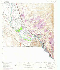 Smeltertown 1955 topographic map thumbnail