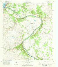 Smiths Bend 1966 topographic map thumbnail