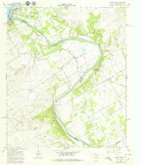 Smiths Bend 1966 topographic map thumbnail