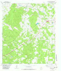 Smithville NW 1982 topographic map thumbnail