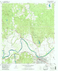 Smithville 1982 topographic map thumbnail