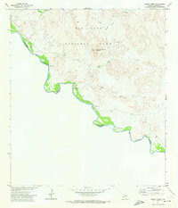 Smoky Creek 1971 topographic map thumbnail