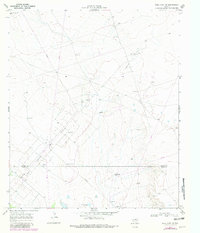 Soda Lake NW 1967 topographic map thumbnail