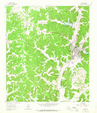 Sonora 1964 topographic map preview