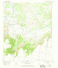Soap Creek 1966 topographic map thumbnail