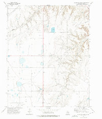 Sourdough Creek NE 1973 topographic map thumbnail