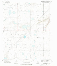 Sourdough Creek NW 1973 topographic map thumbnail