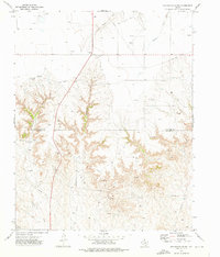 Sourdough Creek 1973 topographic map preview