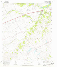 South Bosque 1965 topographic map thumbnail