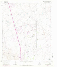 South Cowden Ranch 1965 topographic map thumbnail