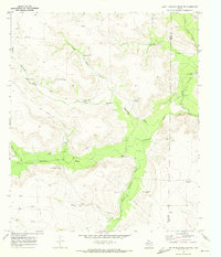 South Mustang Draw NE 1970 topographic map thumbnail