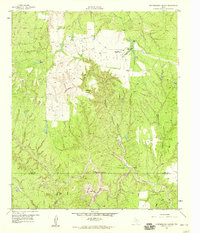 Southerland Canyon 1958 topographic map thumbnail