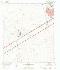 Southwest Midland 1965 topographic map thumbnail