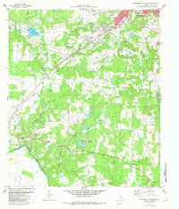 Southwest Palestine 1982 topographic map thumbnail