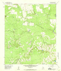 Spade Ranch 1959 topographic map thumbnail