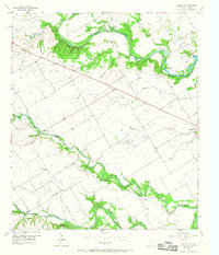 Speegleville 1957 topographic map preview