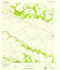 Speegleville 1957 topographic map thumbnail
