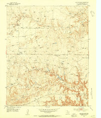 Spencer Draw 1953 topographic map thumbnail
