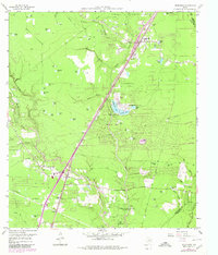Splendora 1959 topographic map thumbnail