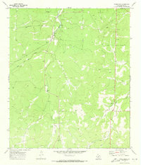Spoon Draw 1970 topographic map thumbnail
