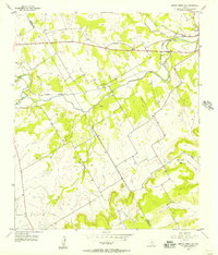 Spring Creek Gap 1956 topographic map thumbnail