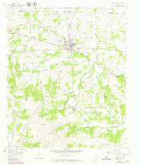 Springtown 1958 topographic map preview