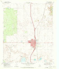 Tahoka 1969 topographic map thumbnail