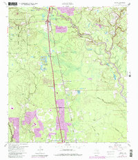 Tamina 1961 topographic map preview