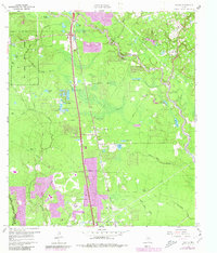 Tamina 1961 topographic map preview