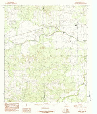 Tankersley 1984 topographic map thumbnail