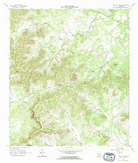 Tarpley Pass 1964 topographic map thumbnail