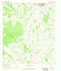 Teague South 1966 topographic map thumbnail