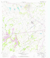 Tehuacana 1960 topographic map thumbnail