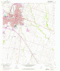 Temple 1965 topographic map preview