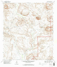 Terlingua 1971 topographic map thumbnail