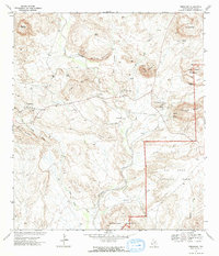 Terlingua 1971 topographic map thumbnail