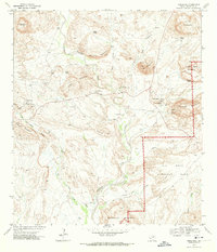 Terlingua 1971 topographic map thumbnail