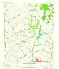 Terrell North 1962 topographic map thumbnail