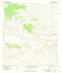 Tesnus NE 1968 topographic map thumbnail