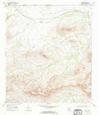 Tesnus 1968 topographic map preview