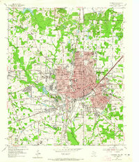 Texarkana 1954 topographic map thumbnail