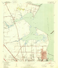 Texas City 1943 topographic map thumbnail